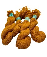 4 Skeins Bucilla Yarn Gold Needlepoint Crewel Wool Persian Vintage 3 Ply... - $118.74 MXN