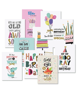 Simple Wishes Birthday Greeting Cards Value Pack - Set of 20, Large 5&quot; X... - $39.78 CAD