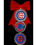 Chicago Cubs  christmas ornaments tree decorations fast ship ornament - $9.69