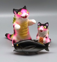 Max Toy Hot Pink Spotted Negora and Micro Negora w/ Fish - Rare image 2