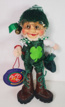 PD Pixies Possible Dreams LUCKY Pixie Irish Bells Shamrock 9.5in. Good Forutune - £15.53 GBP