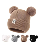 Autumn &amp; Winter Baby Hat – Double-Layered Warm Beanie for Newborns (0–12... - $13.29