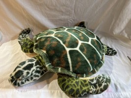 Melissa and Doug 24&quot; Sea Turtle Plush Realistic/Ocean/Lifelike/Pillow - £19.73 GBP