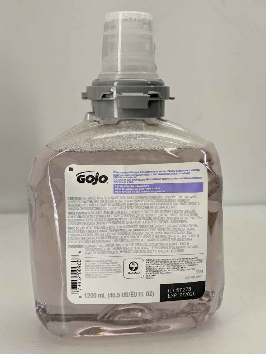 Pack of 2 GOJO 536102 1200 mL (40.5) TFX Luxury Foam Hand Wash Dispenser Soap Item image 2