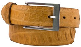 Kids Western Dress Belt Buttercup Real Crocodile Skin Leather Casual Siz... - $135.58 CAD
