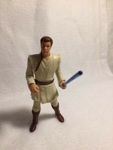 Star Wars Obi Wan Kenobi Vintage 1999 Action Figure Plastic Hasbro 3.75 ... - $7.61