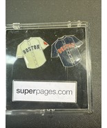Boston Red Sox SuperPages Jersey Pin Set Promo MLB Enamel Pins NIB - $28.70 CAD