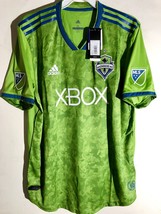 Adidas Authentic MLS Jersey Seattle Sounders Team Green  sz S - £20.28 GBP