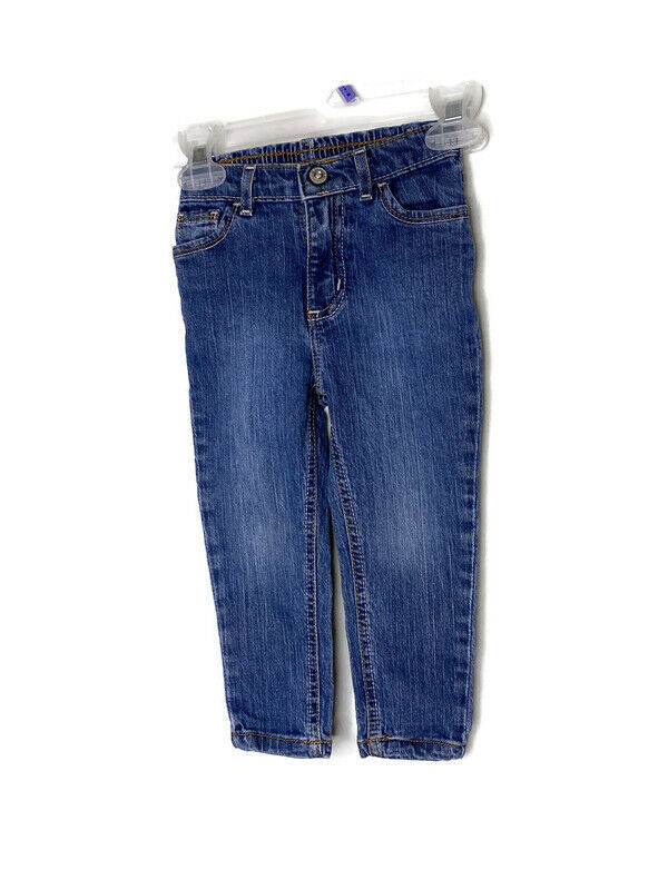 Sonoma Baby Girl Size 24M Elastic Waist Medium Wash Denim Jeans - $7.66