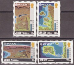 ZAYIX Great Britain - Jersey 285-288 MNH Europa Channel Islands Maps Geology - £1.18 GBP