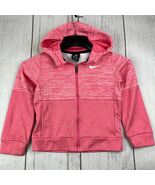 Nike Therma 6X/Large Coral Pink Dri-fit Full Zip Hoodie Sweatshirt Jacke... - $20.77 CAD