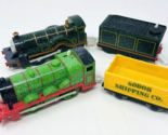 Lot 2 Thomas Trackmaster Motorized Train Toys Snow Covered Percy + Emily - $24.99