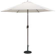 TropiShade 9 ft Bronze Aluminum Patio Umbrella with Antique White Polyester - £57.03 GBP