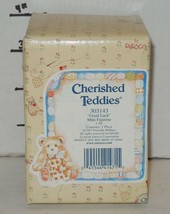cherished teddies “Good Luck” Mini Figure 1997 #303143 - £18.80 GBP