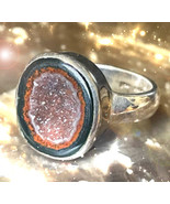 HAUNTED GEODE RING MYSTICAL CAVERNS OF POWER ADVANCED HIGHEST LIGHT MAGICK - $449.77
