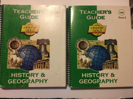 Alpha Omega Lifepac Gold 100 History Geography Grade 1 AO Teacher&#39;s Guid... - $12.86