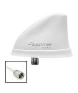 SHAKESPEARE DORSAL ANTENNA WHITE LOW PROFILE 26&#39; RGB CABLE W/PL-259-5912... - £70.78 GBP