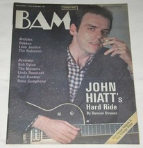 JOHN HIATT BAM MAGAZINE VINTAGE 1983 - $29.99