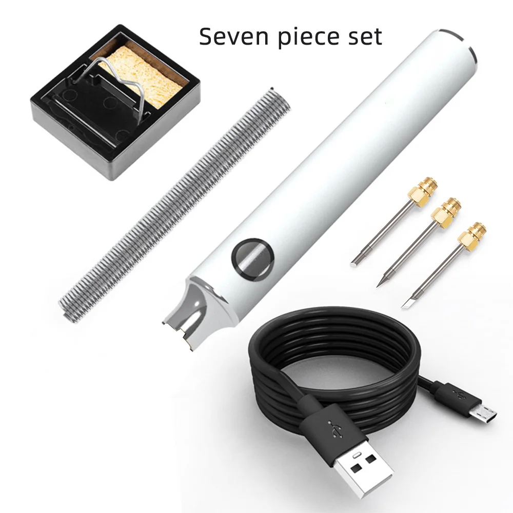DC 5V 8W USB Soldering  Set Adjustable Temperature Ceic Core Heating Portable Ho - £134.37 GBP
