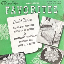 1944 Crochet Designs Old and New Favorites Book No 205 - £15.88 GBP