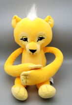 Plush Lion Fingerlings 18&quot; Yellow Interactive Sound Hair Lights Up Batte... - $12.82