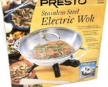 Presto - 05900 - 1500-Watt Stainless-Steel Electric Wok - £119.84 GBP