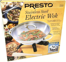 Presto - 05900 - 1500-Watt Stainless-Steel Electric Wok - £117.64 GBP