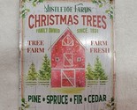 Mistle Toe Farms Christmas Trees Decoration Wall Sign Plaque 8&quot;x10.5&quot; Re... - $13.85