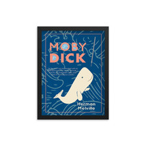 Moby Dick by Herman Melville Book Poster - $14.85+
