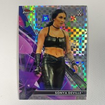 2021 Sonya Deville WWE Topps Finest Wrestling Card X-Fractor Exclusive #72 - £1.34 GBP