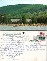 New York Salamanca Red House Lake Allegany Posted to OH in 1970 VTG Postcard - £7.01 GBP