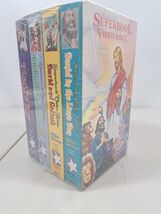 Superbook Video Bible 4 VHS Set New Sealed Nativity Cartoon Animated Ani... - $14.20