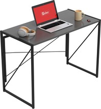 Space-Saving Foldable Desk For Bedroom, Home Office, Small Spaces,, No Assembly. - £68.36 GBP