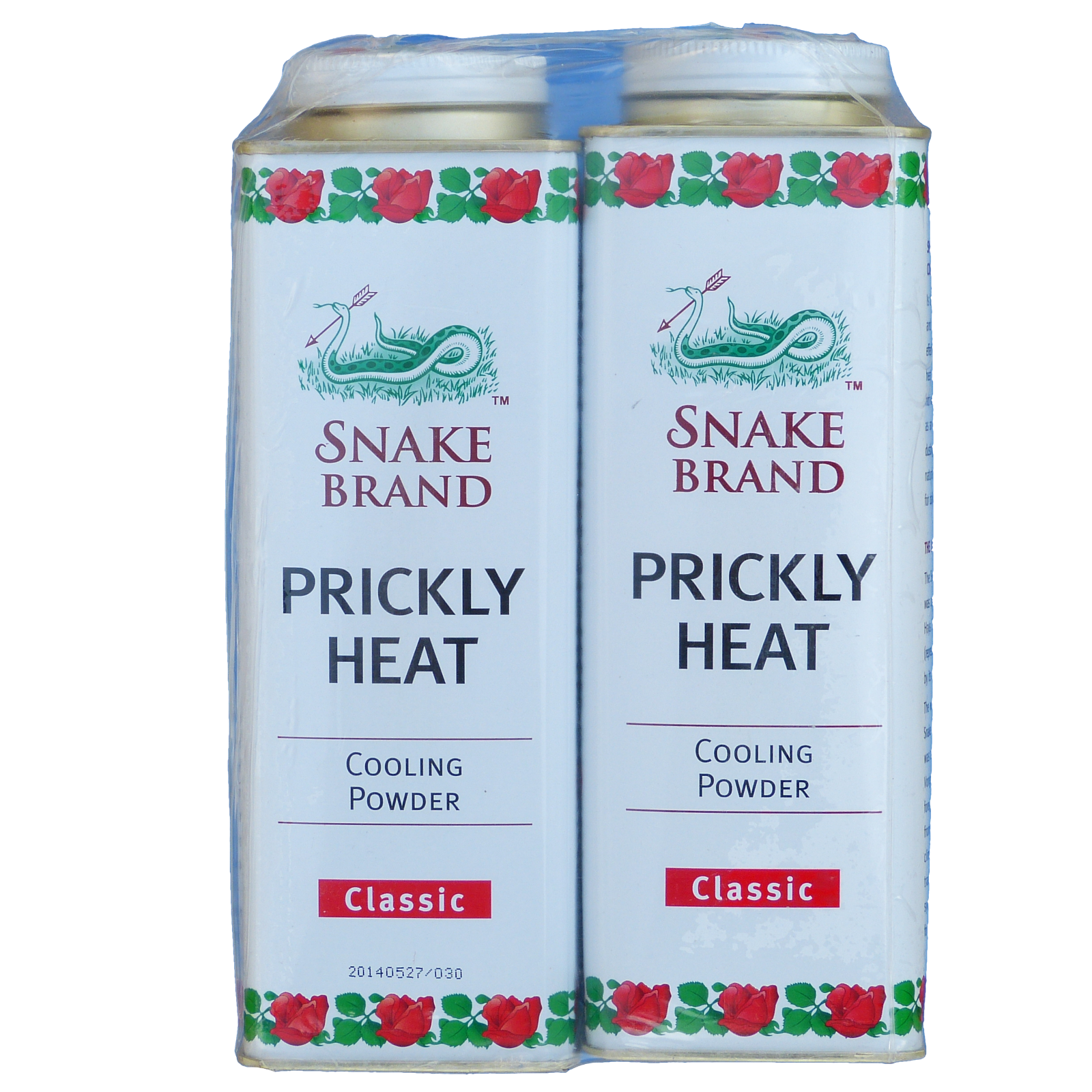 Snake Brand Prickly Heat Cooling Body Powder CLASSIC 280 grams Pack of 2 - $45.00