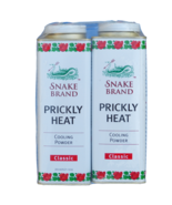 Snake Brand Prickly Heat Cooling Body Powder CLASSIC 280 grams Pack of 2 - $61.51 CAD