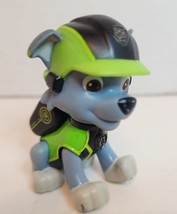 Paw patrol Rocky fire husky toy figure nickelodeon  cake topper green - £4.30 GBP