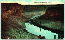 Beautiful Blue Lakes Snake River Idaho ID 1911 DB Postcard F5 - £2.29 GBP
