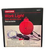 Craftsman Work Light With 20 Foot Retractable Cord #983915 New Open Box - $55.01