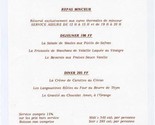 Restaurant Michel Guerard Menu Michelin 3 Star Les Prés d&#39;Eugénie France... - £38.93 GBP