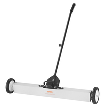 VEVOR Rolling Magnetic Sweeper 55Lbs 36in Telescoping Handle Garage Yard - $62.90