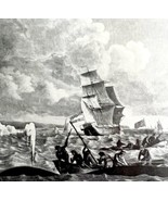 Whaling Ships Davis Straits 1926 Nautical Antique Print Whale Hunting DWW4B - $474.98 MXN