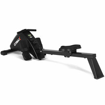 Foldable Magnetic Rowing Machine Rower 10-Level Tension Resistance System - £190.16 GBP