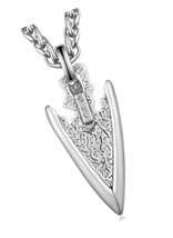 Arrowhead Necklace Sterling Silver Arrow Pendant Necklace Native American for 22 - £126.16 GBP