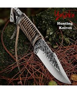 Handmade Hunting Knife Fixed Blade Outdoor Tactical Home Tool Groomsmen ... - $614.68 MXN