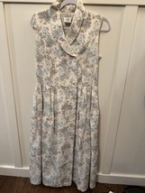 Vintage Laura Ashley Floral Garden Party Midi Dress Size 10 Cottagecore - $78.95