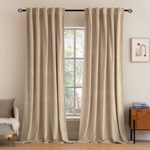 Luxury Blackout Curtains For Bedroom Living Room Thermal Insulated, 2 Panels. - £54.46 GBP