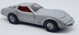 7&quot; Ertl Gray/Silver Corvette DIECAST - £11.16 GBP