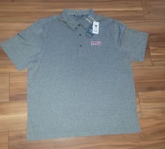 Cutter &amp; Buck LMU Gray Polo Shirt Breathable DryTec 50UPF+ Men Size XL NEW - $19.79
