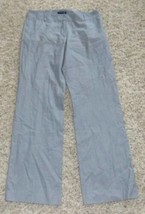 Womens Dress Pants Kenneth Cole Kayla Gray Pin Striped-size 10 - $8.91