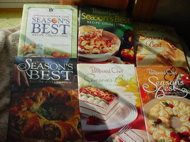 The Pampered Chef Season&#39;s Best Lot Of 6 Cookbooks 2000-2003 Free Usa Shipping - £7.46 GBP